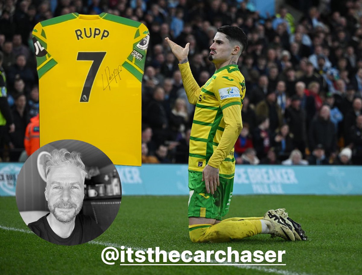 Congratulations to @itsthecarchaser (Instagram)  the winner of our Lucas Rupp signed @NorwichCityFC shirt giveaway 👏🏼👏🏼👏🏼 celebrating our 100% auction sales success! 

#NCFC #giveaway #propertyauction