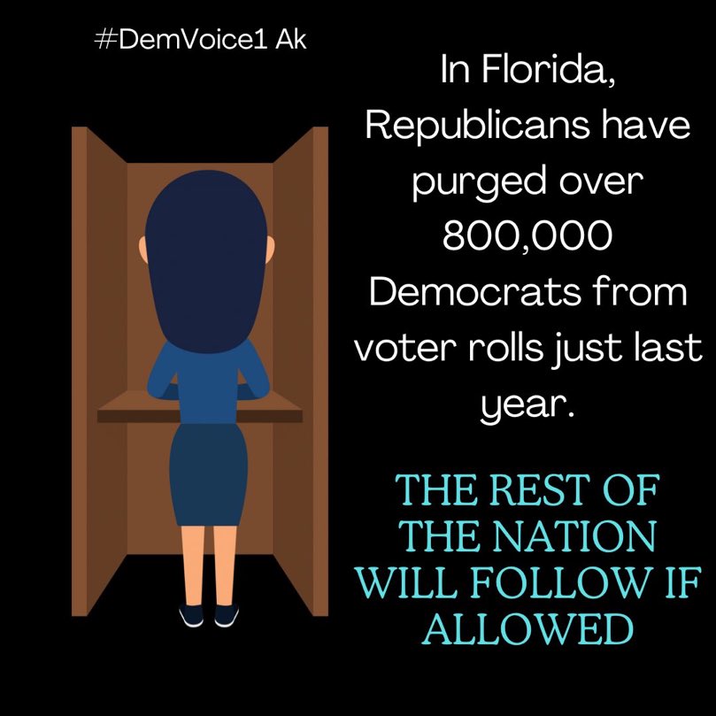 This is the reason why the Republican party has a had a chokehold on Florida. They know they can't win on policy so they cheat. When I moved here 10 years ago the ratios of R's and D's were much closer. #VoteBlueToStopTheMadnesss  #wtpGOTV24 #DemVoice1  #TakeBackFlorida