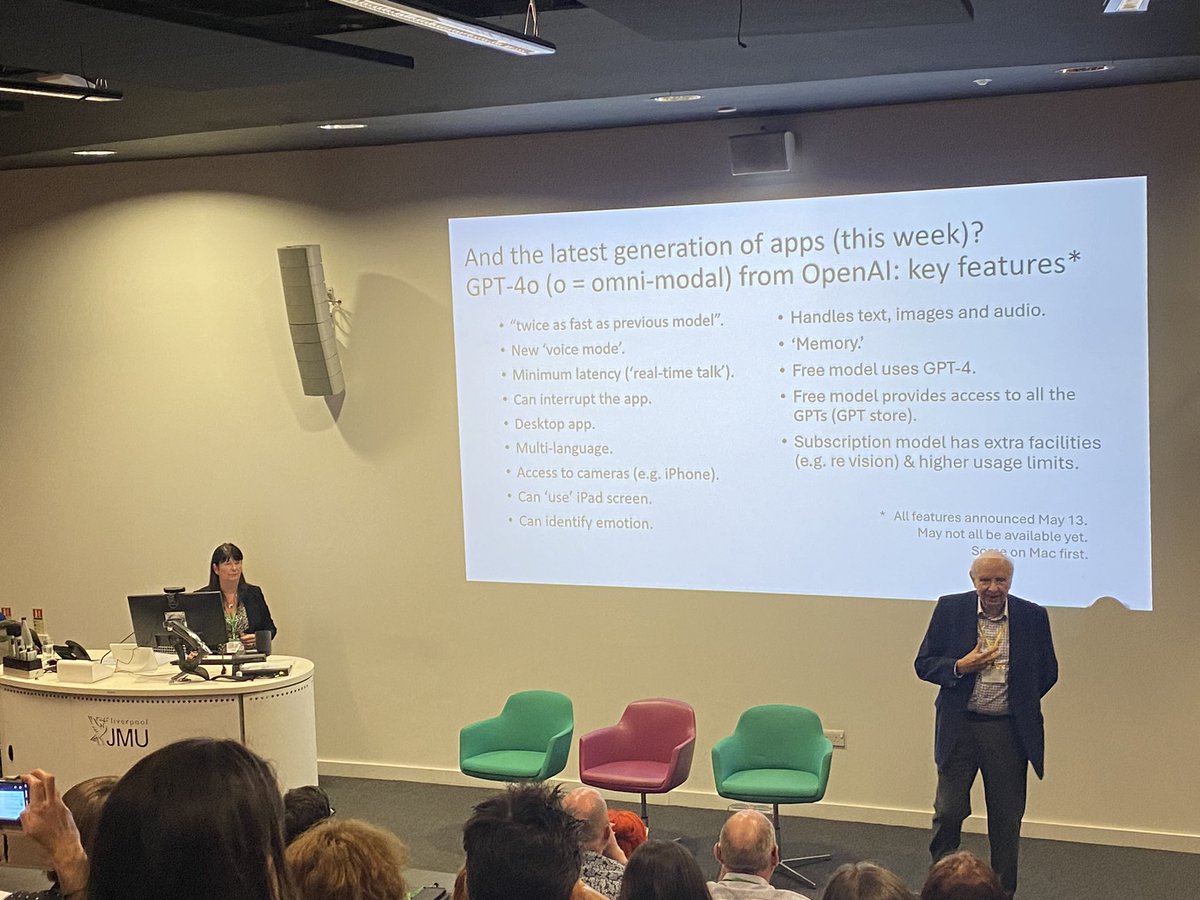 A really thought provoking session on the use of AI in higher education by the wonderful <a href="/suebecks/">Sue Beckingham 🎓 💻 💡</a>, Beverley Pickard-Jones, Fay Short and Peter Hartley.

The AI market is evolving at pace and it is quite the challenge to keep up with the changes - but upskill we must! #sedaconf