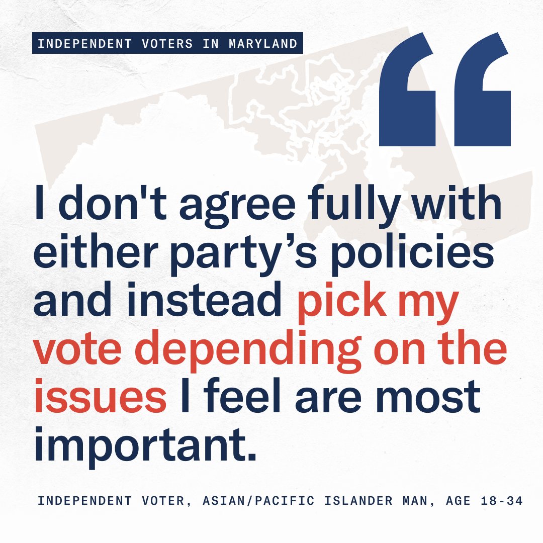 Choosing independence over partisanship: Hear from a Maryland voter why they avoid party labels, even when it's tough. #MDPolitics #PrimaryProblem #LetUsVote