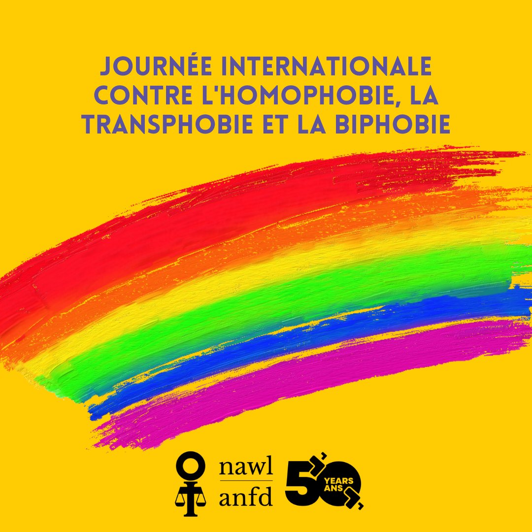🌈L’ANFD est solidaire des membres des communautés 2ELGBTQIA+ au Canada. D’alarmantes tendances anti-trans menacent les droits fondamentaux et mettent en danger la santé et la sécurité des personnes de la diversité sexuelle et de genre.  #IDAHOTB