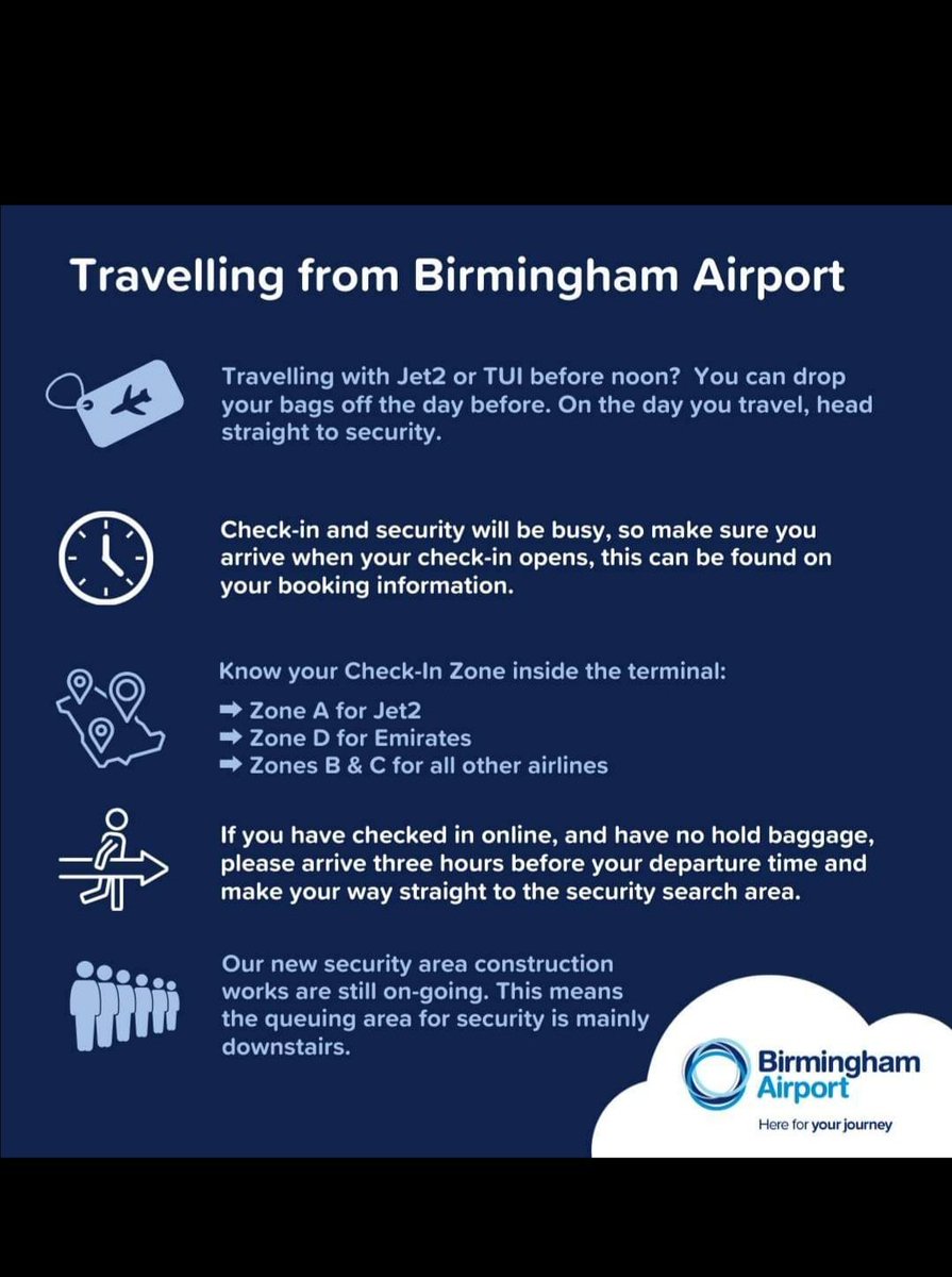 Rules around liquids and electronics have changed at #BirminghamAirport, so if you are travelling through make sure you take note of the images below so you are aware of what you need to do when passing through Airport Security.
Do note, this isn't across all UK airports yet.