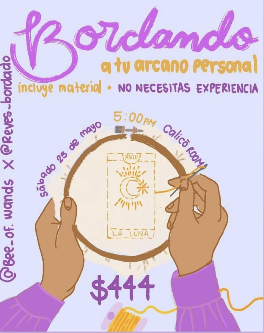 deshilachadas's tweet photo. 🧵✨¡Amantes del bordado en SLP y CDMX! 🧵✨ ¿Quieren sumergirse en el mundo del arte textil? Únanse a estos talleres de bordado y formemos una comunidad de creadores ¿Conocen algún otro taller? ¡Dejen sus recomendaciones abajo! https://t.co/o7DQ7TtB6X