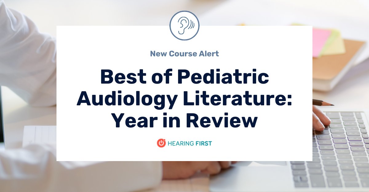 Hearing First (@hearingfirst) on Twitter photo Learn about the most relevant peer-reviewed articles on pediatric audiology in 2023 in this 4-week course!
Topics: audiology assessment, hearing aids, cochlear implants, and other pediatric audiology issues  
Sign up by 5/28: bit.ly/3UksOo2
#audpeeps #audiology Learn about the most relevant peer-reviewed articles on pediatric audiology in 2023 in this 4-week course!
Topics: audiology assessment, hearing aids, cochlear implants, and other pediatric audiology issues  
Sign up by 5/28: bit.ly/3UksOo2
#audpeeps #audiology