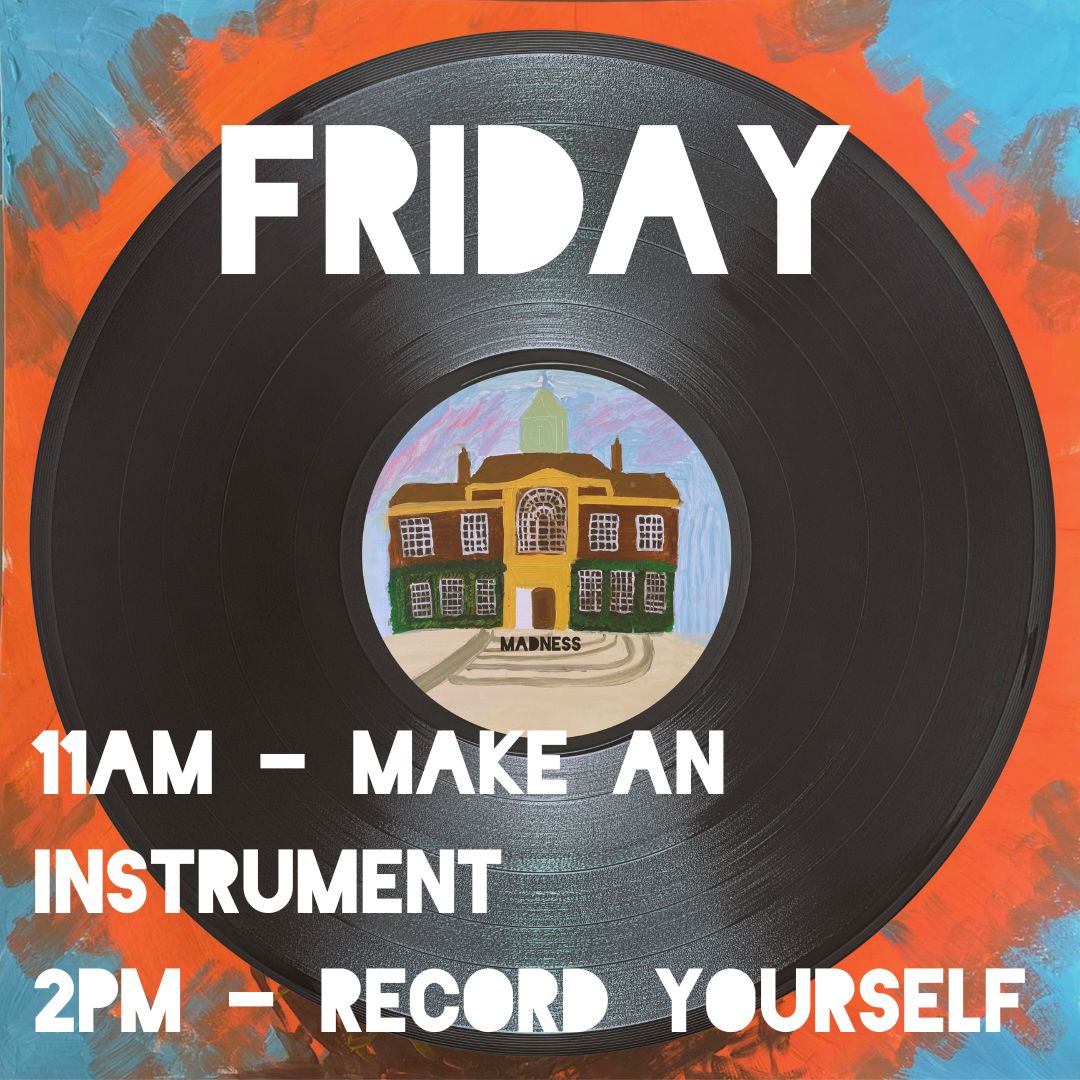 Tomorrow at the #BethlemLiveLounge: 11am - Make an instrument 2pm - Record Yourself All free, no need to book, just come on in! #free #westwickham #beckenham @chunkymark @maudsleycharity @maudsleynhs @kcsamh @culturalkings @northactually