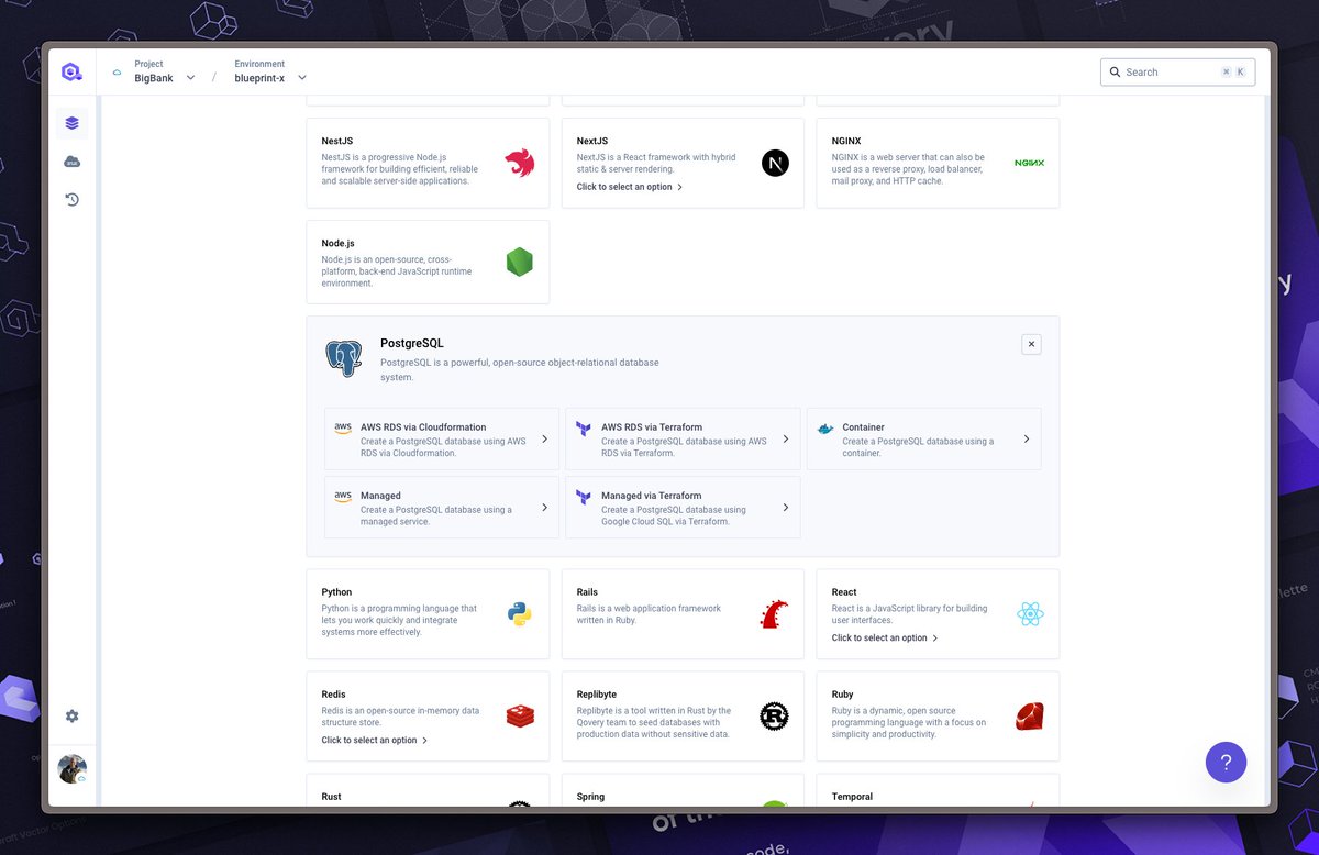 Developer Self-Service is real! The sky's the limit with Qovery - you can deploy any kind of workload, whether it's containers, serverless, or managed services. I love it! This is exactly what we're focusing on with the team right now 😍