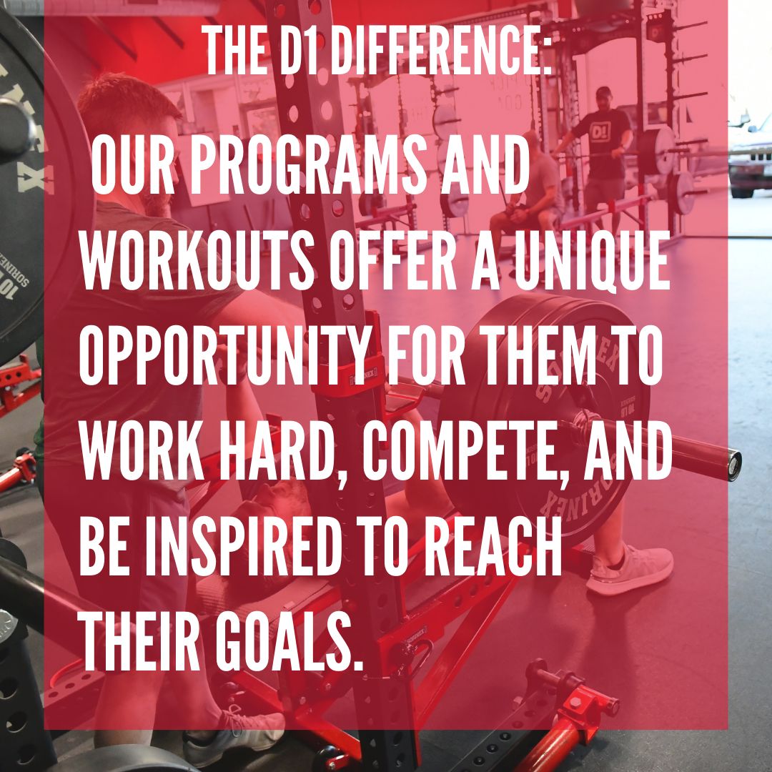 CHECK OUT THE D1 DIFFERENCE: ⬇️ ⬇️