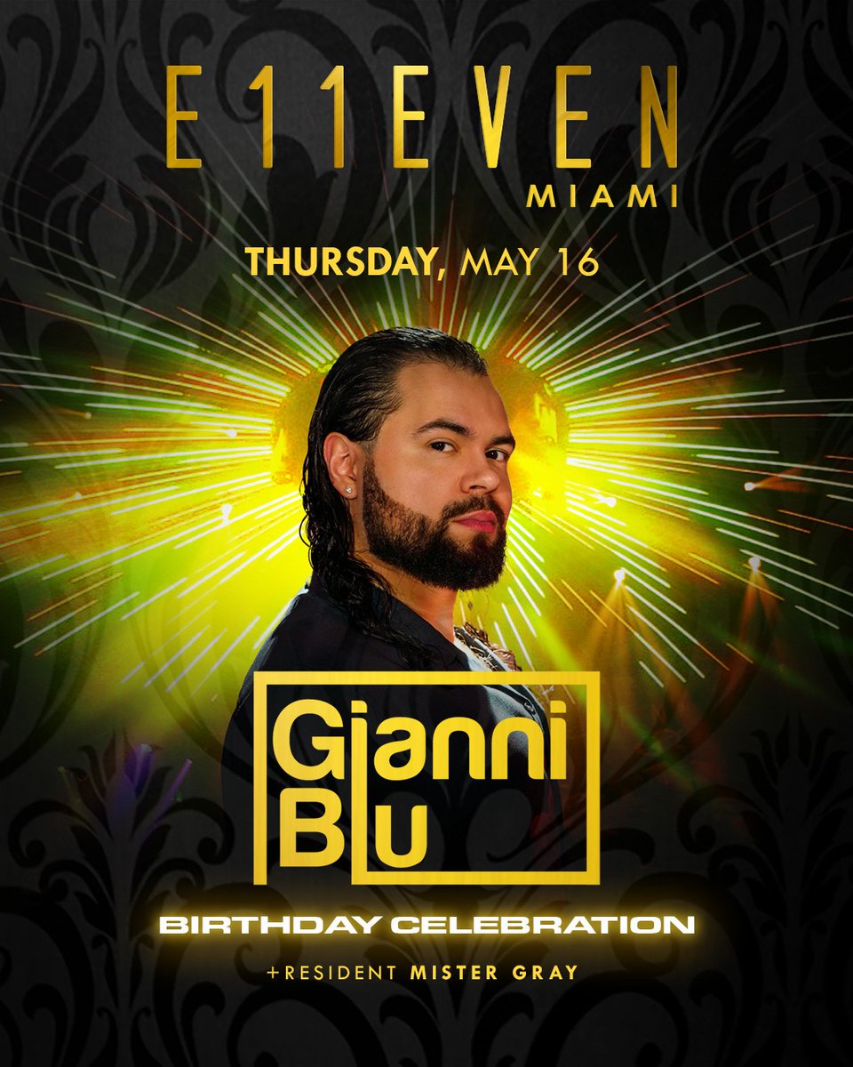 Headed to #11miami and not looking back ❤️ 
Celebrating with <a href="/GianniBlu/">GIANNI BLU</a> TONIGHT

Tickets &amp; Tables | 11miami.com

#E11EVEN