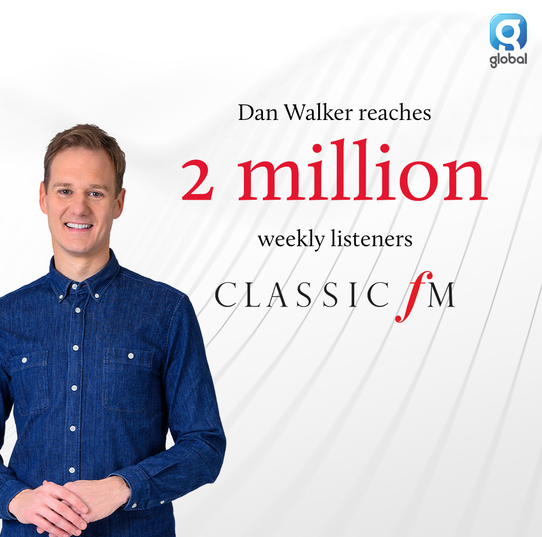 To every Dog Walker, School Runner, and 100 Club Member, thank you for joining @mrdanwalker in his first three months on Classic FM Breakfast! It’s wonderful to share the music with all two million of you. 🎶 Dan is back on Breakfast tomorrow at 6.30am.