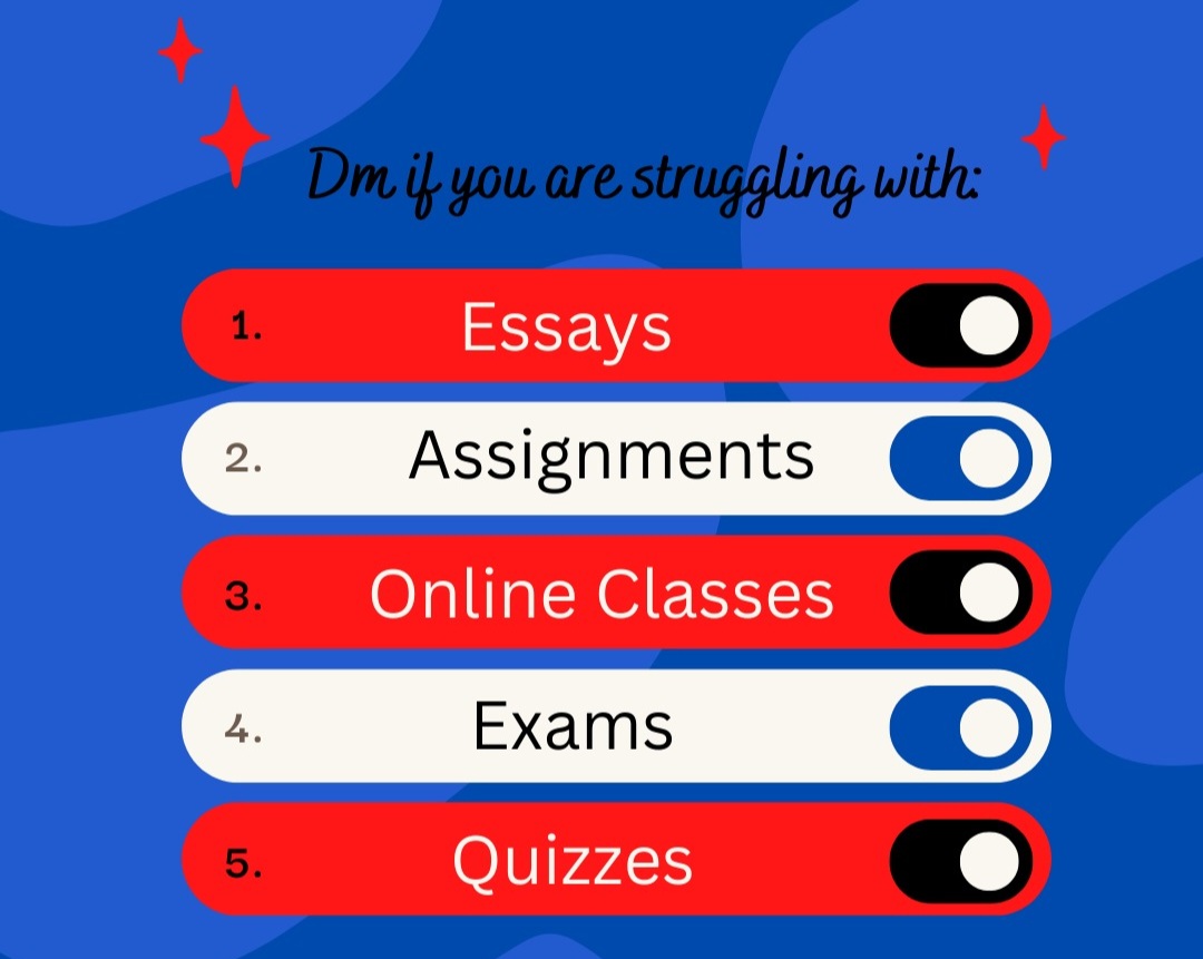 Stuck with ASSIGNMENTS? I'm available 24/7. 
DM for help
🔘Math pay
🔘Algebra
🔘Statistics
#essaywrite
#assignmenthelp
🔘Calculus
🔘Biology 
🔘Nursing
#SpringBreak
🔘History
#Homework
🔘Psychology.
#Assignments 
#Coursework