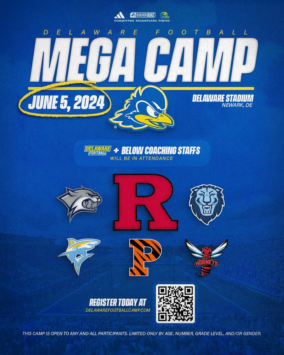 CAMP SEASON RIGHT AROUND THE CORNER! Start your summer with us in Newark in front of all these Division 1 programs and more! Come get COACHED, EVALUATED, and COMPETE!