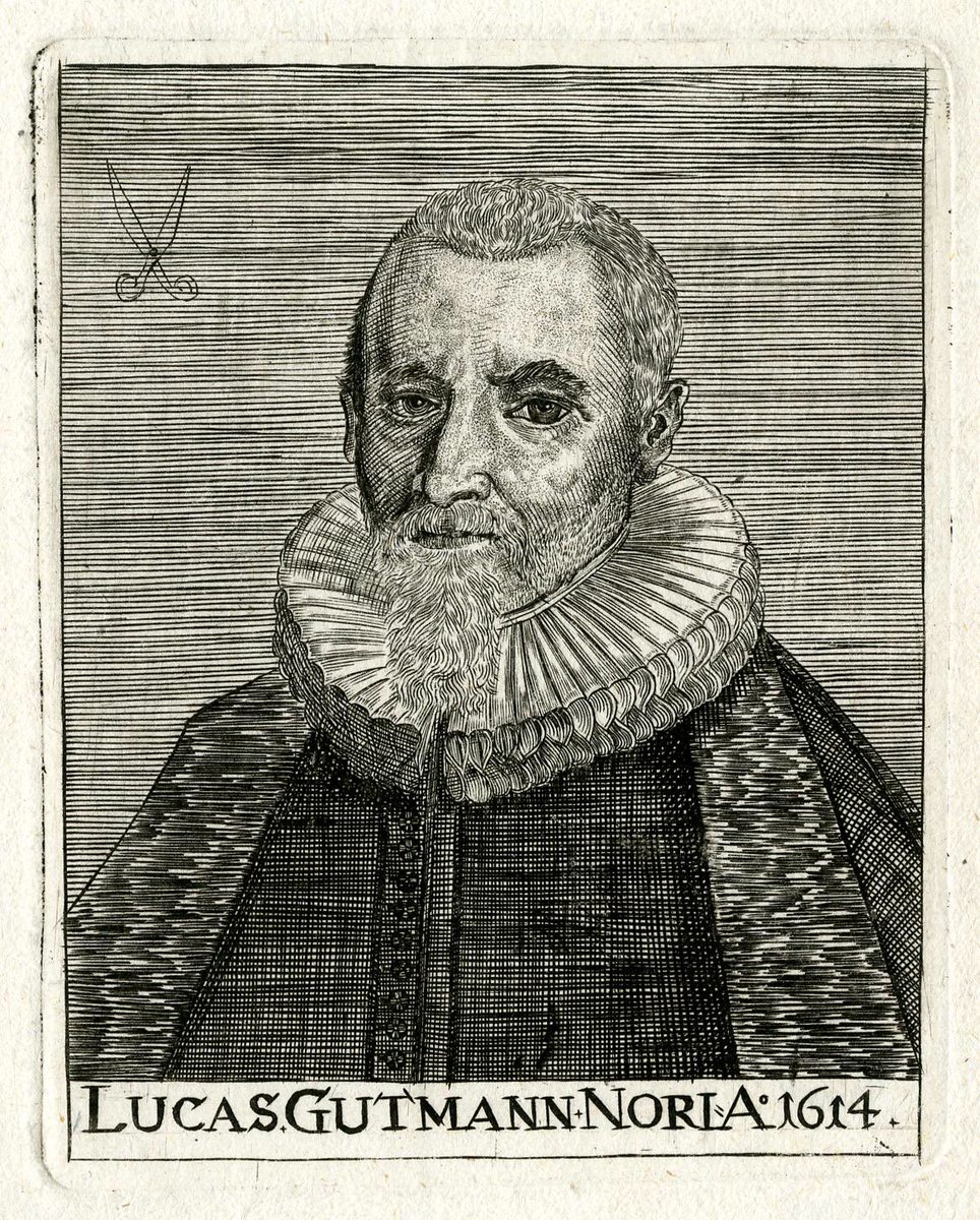 Portrait of the tailor Lucas Gutmann, 1614. (British Museum)