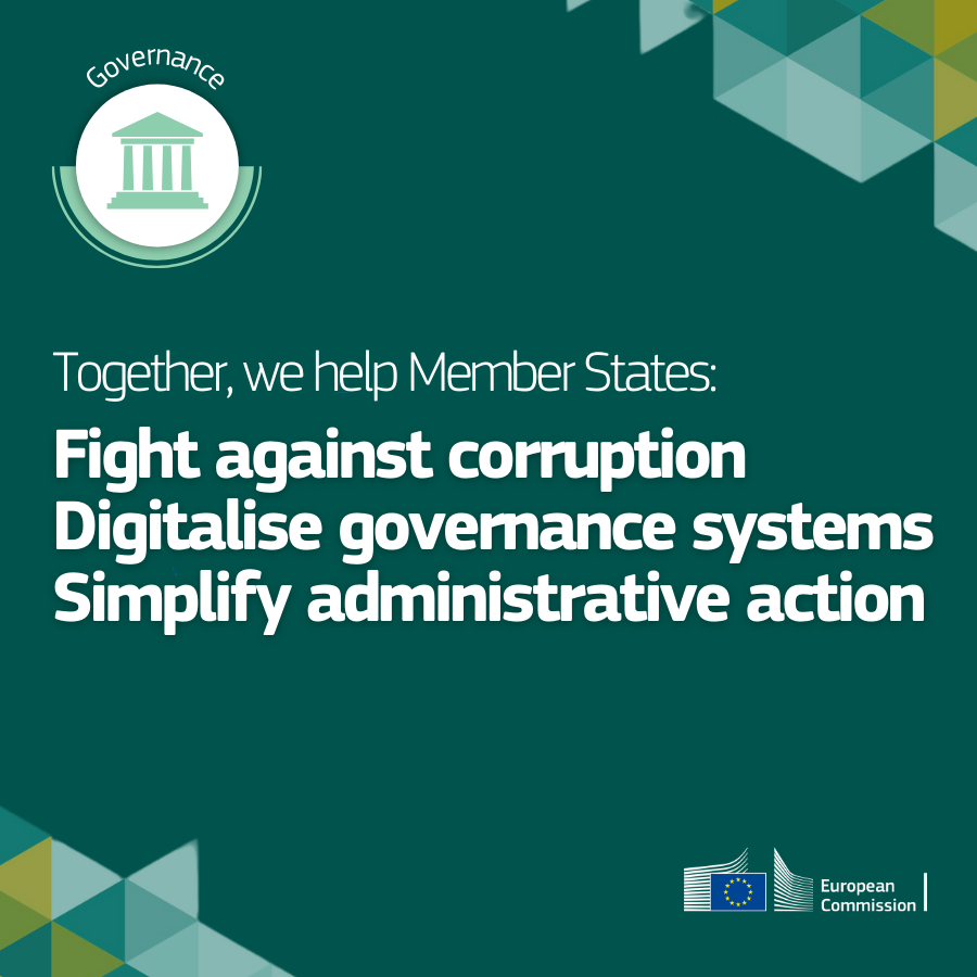 🏛️Strengthening governance for a prosperous Europe! 🇪🇺 Technical Support Instrument supports Member States in vital reforms for enhanced economic performance & citizen wellbeing. From simplification strategies to anti-corruption measures. 👉europa.eu/!yjv64g @EU_reforms