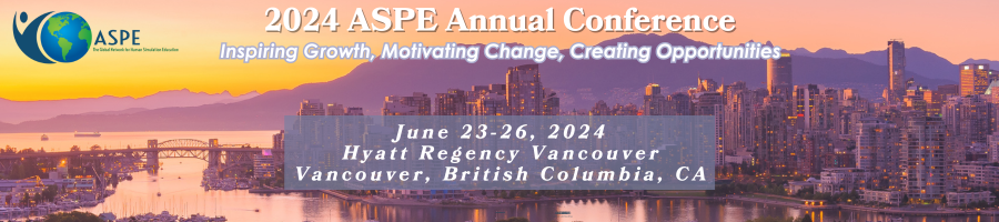 Join the 2024 ASPE Annual Conference  | June 23rd-26th: Vancouver, BC

Register now:

#HealthcareSimulation #ClinicalSimulation #MedicalSimulation