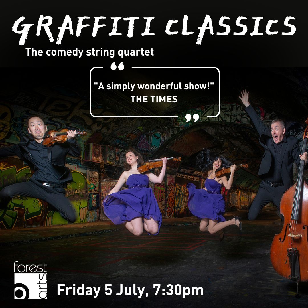 16 strings, 8 dancing feet and 4 voices with 1 aim: to make classical music wickedly funny and fantastically exhilarating for everyone. It's a classical concert, a gypsy-folk romp, a stand-up comedy set and a brilliant dance show all rolled into one! buff.ly/44DNWKA