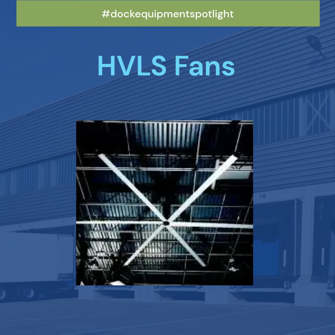 Beuschel's Thursday #DockEquipmentSpotlight
High volume low speed (HVLS) fans require much less energy to circulate air in large industrial or commercial facilities than HVAC systems do to cool that air further. #HVLSfans #cooling 
beuschelsales.com/hvls-fans-bene…