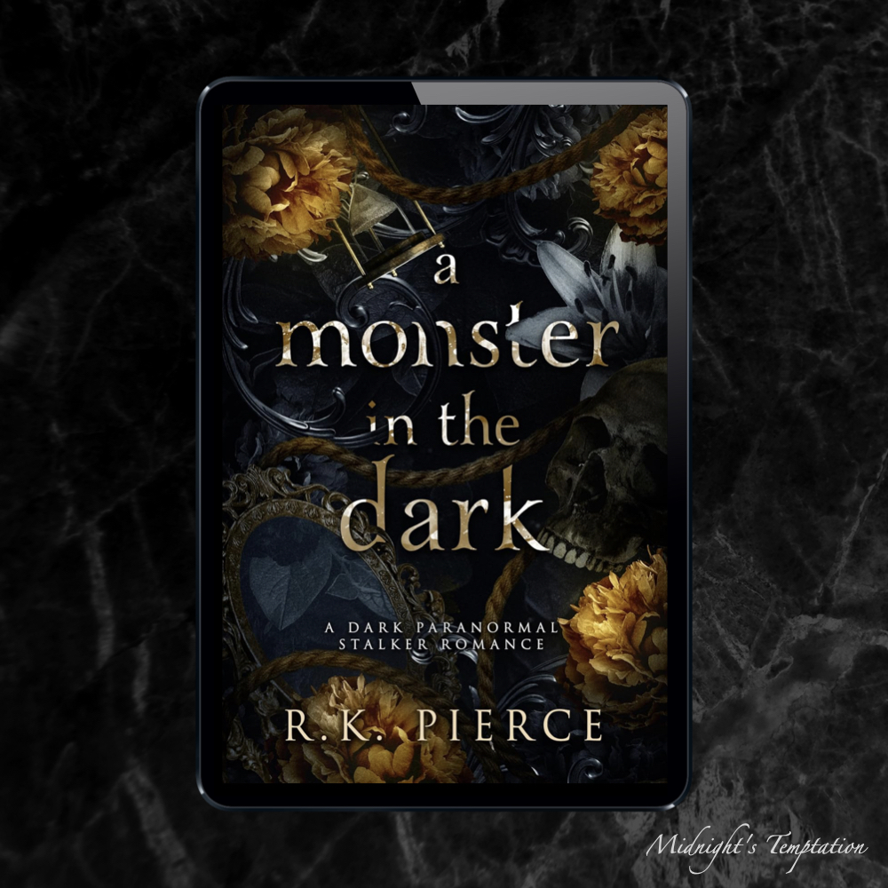 🔥 “My mortal. My deliverance. My undoing.” ~~~ 📚 A Monster in the Dark by R.K. Pierce ~~~ Review: instagram.com/p/C7CWwO8I9TX/ #ParanormalRomance #DarkRomance #BookReview #BookRecommendations #PNR #BookTwitter