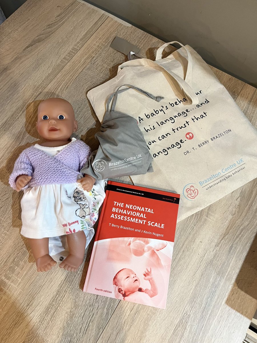 So excited to have completed my #NBAS training over the last two days. So much to learn, 🧠 but i can’t wait to share it with my parents on the NICU! 👶🏼 @BrazeltonUK #babybehaviour #neonates #occupationaltherapy