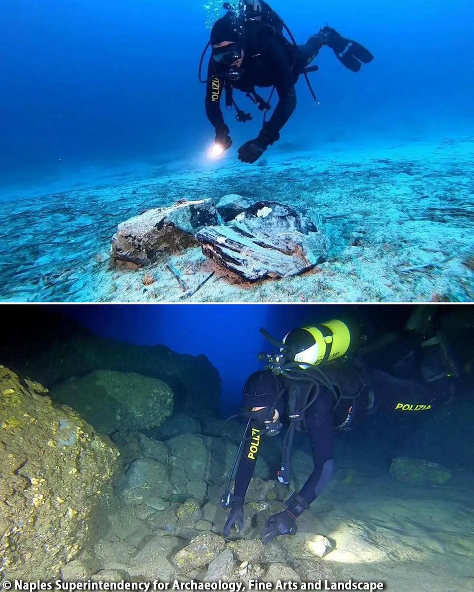 Divers from the Naples Police underwater unit, based in Naples, Italy, have retrieved a substantial piece of obsidian from the remnants of a Neolithic shipwreck, off the coast of the island of Capri...

More information: archaeologymag.com/2023/11/obsidi…

#archaeology #obsidian #neolithic
