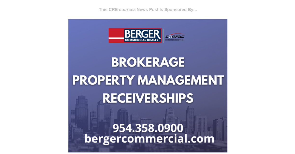 SOUTH FLORIDA #CRE: CBRE Arranges Largest Industrial Lease In Florida Year-to-Date With Whopping 1MSF+ Deal Read more at cre-sources.com/cbre-arranges-… #industrialrealestate #industrial #southfloridacre #southfloridarealestate #commercialrealestate #realestate