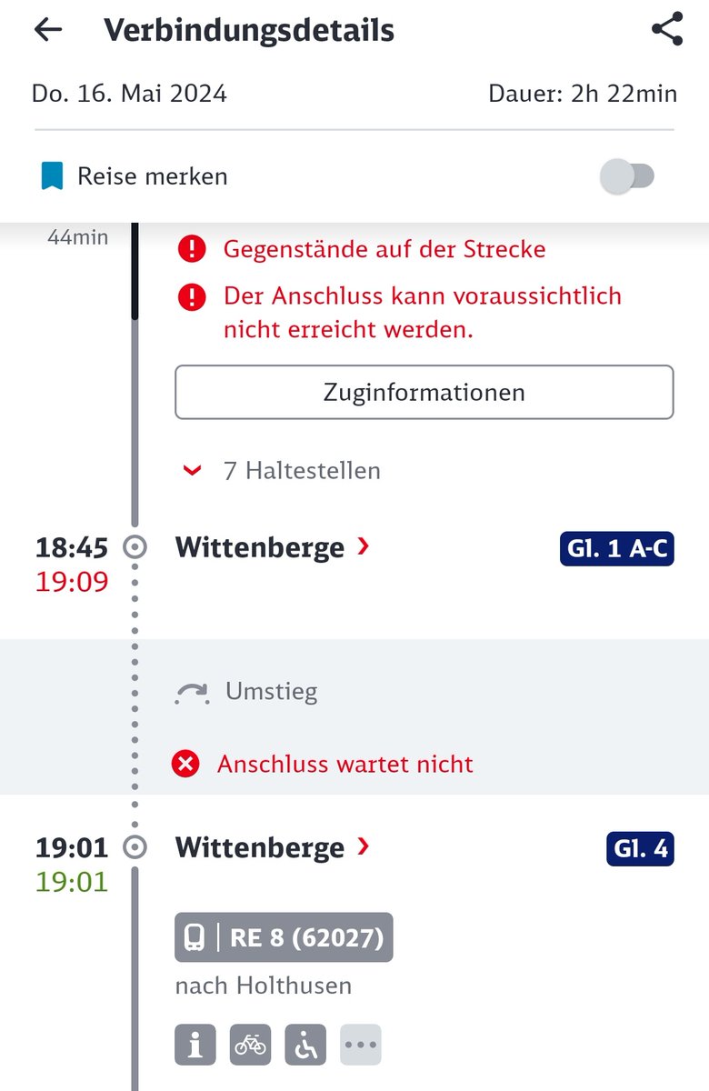 Ichbinsonstewo's tweet image. Super Leistung,  nach 6h fahrt von Magdeburg nach Wittenberge noch 2h zusätzlich Aufenthalt weil der Abschluss nicht warten möchte... die spinnen doch.  Anders kann man das nicht erklären. #DeutscheBahn #NoDB