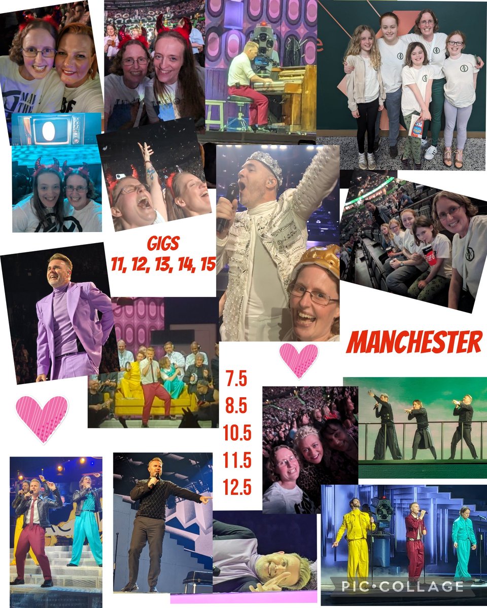 Manchester was good to me 🥰🥰🥰 so many happy memories made. I am loving making this life mine ❤️❤️❤️ @GaryBarlow @OfficialMarkO Howard @takethat