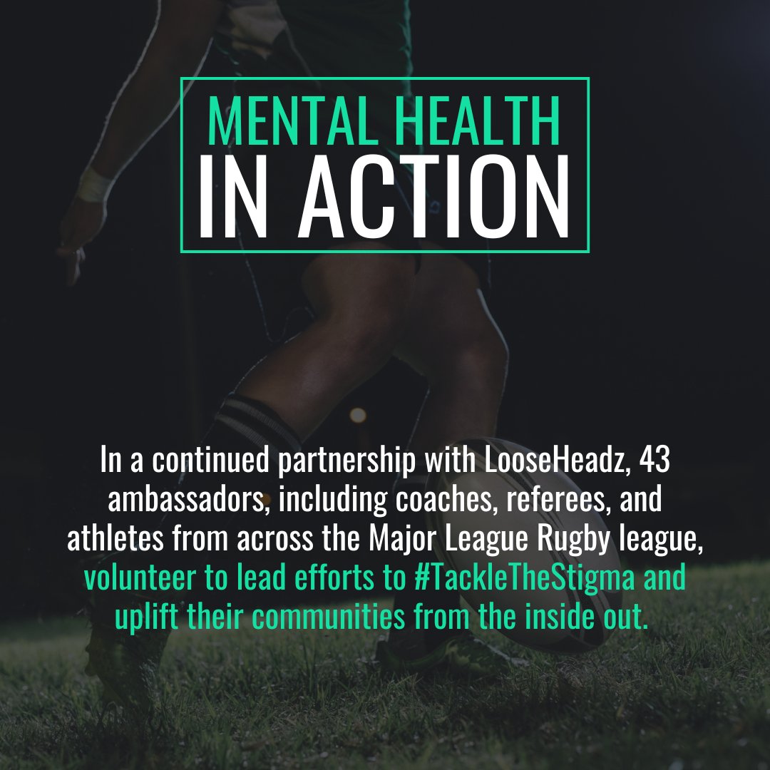 The LooseHeadz mission is to place a mental health lead, “LooseHead”, at every rugby club around the world, and provide them with a toolkit of resources.

We love seeing organizations take the initiative to integrate mental well-being into their daily routines.