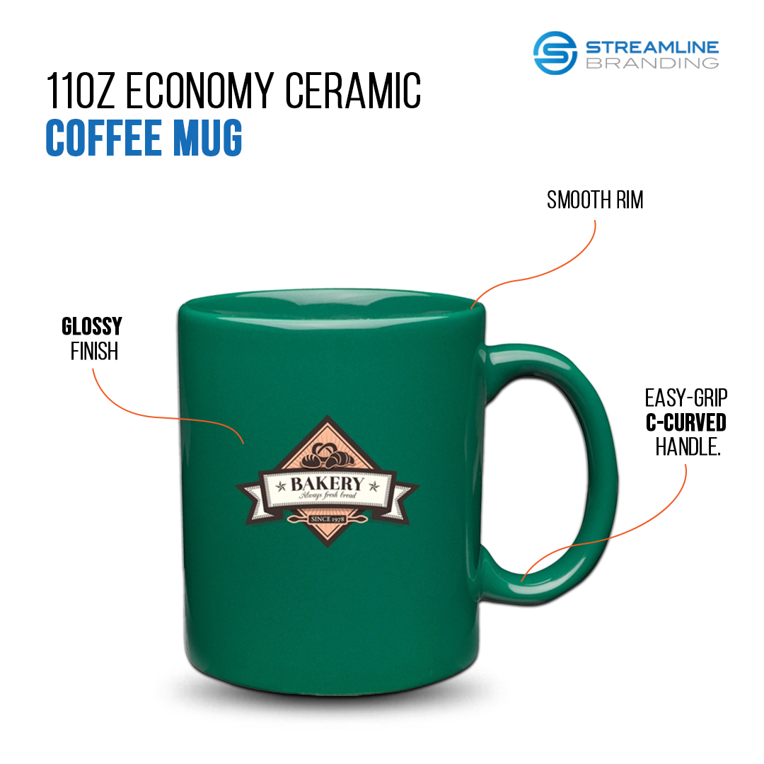 This Classic 11 oz. coffee mug will brighten up anyone's morning! Great for trade shows, gift shops, cafes and corporate events.

🛍️ tinyurl.com/eumdf5yx

#streamlinebranding #corporatebranding  #ceramics  #ceramicmugs #ceramiccups #coffeecups #coffeemugs #ceramiccoffeemugs