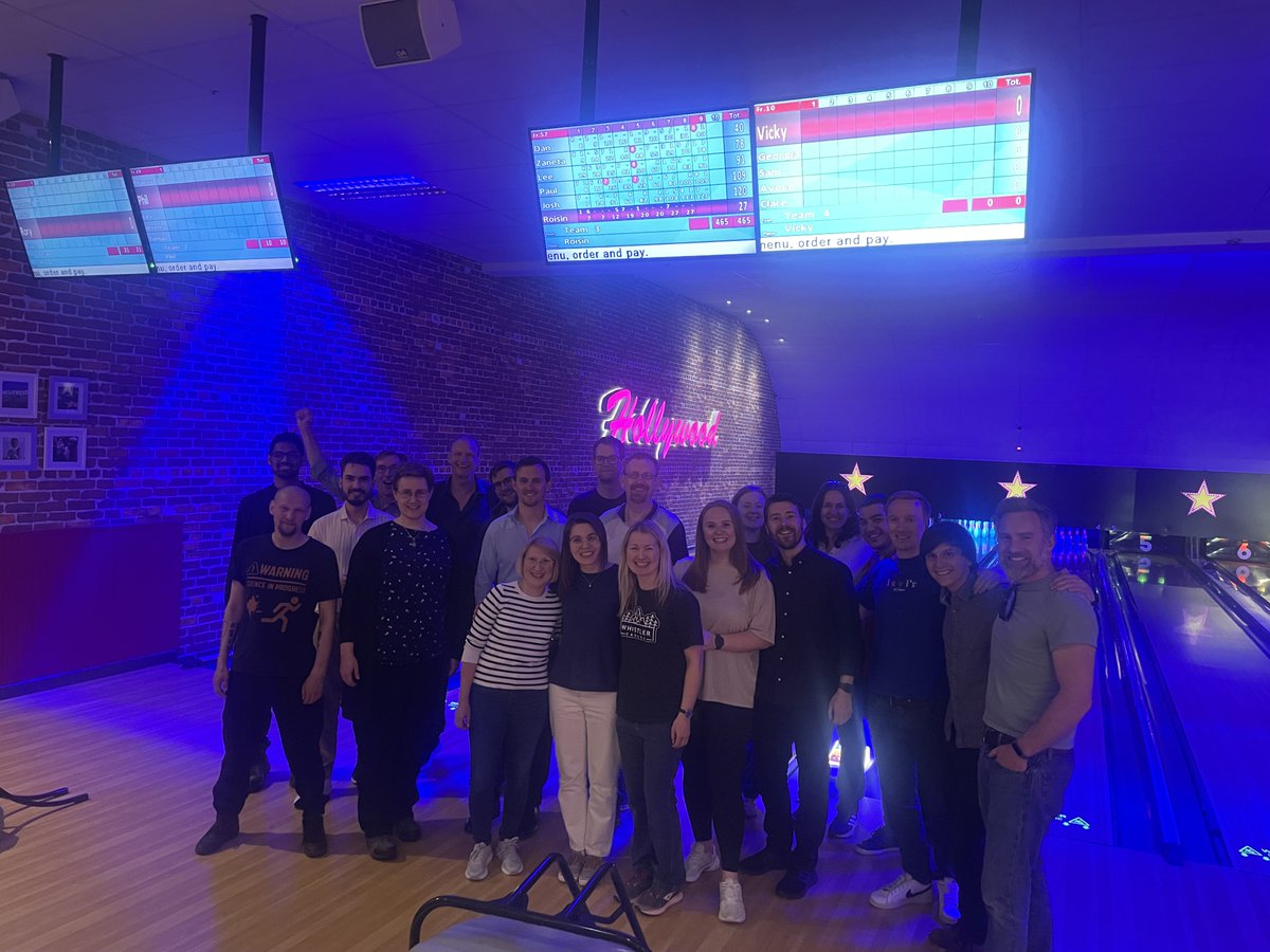 #TeamE3D had a fab time at the company social bowling night yesterday! 🎳 It was super competitive and strikes were flying! 

#CompanyFun #BowlingNight #StrikesGalore #WorkSocial