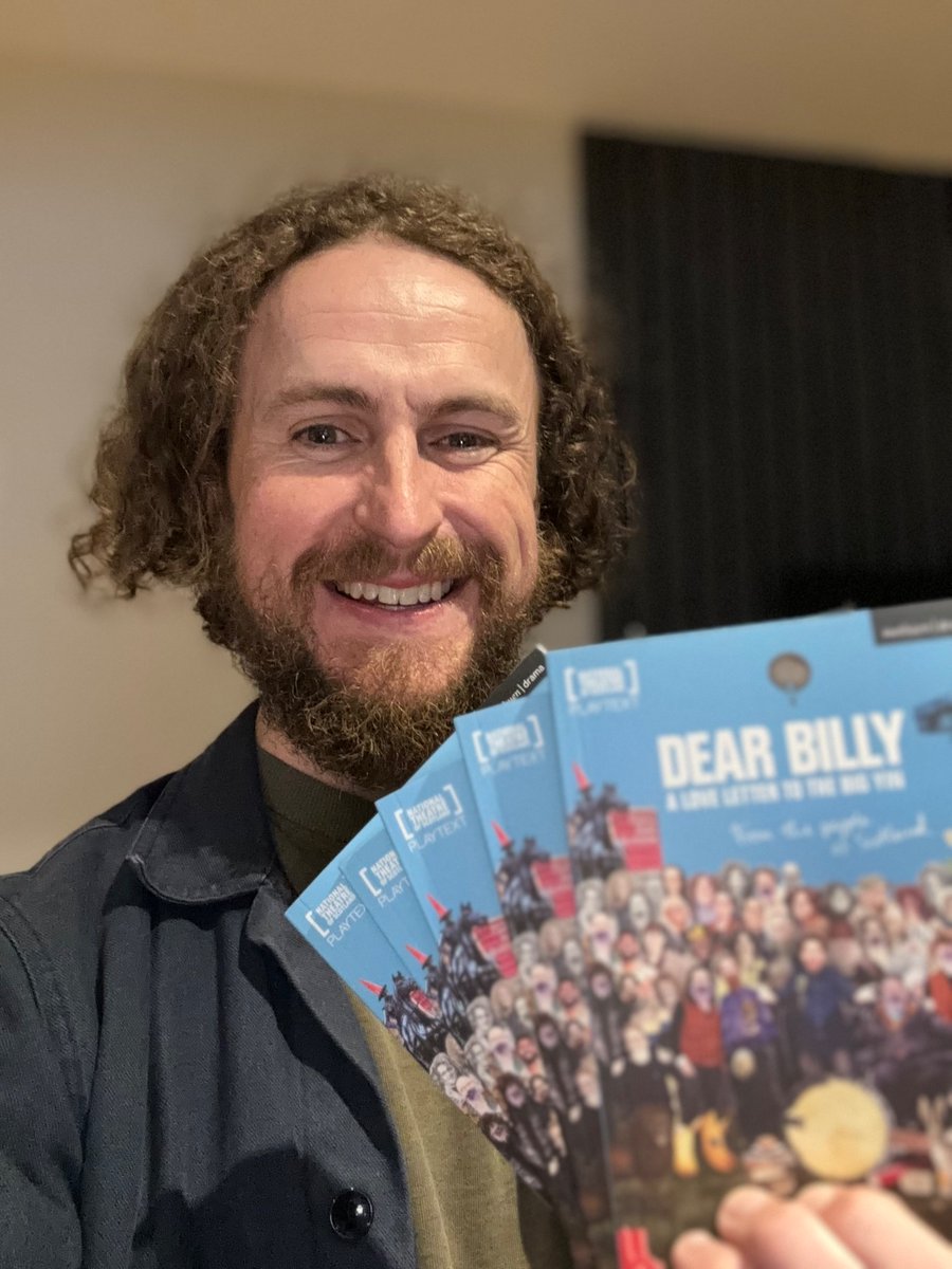 I’m absolutely delighted that the wonderful @MethuenDrama have published Dear Billy. It’s also my 10th published play. Not bad for a guy without higher english. We’re at HMT in Aberdeen till Saturday and then at the Pavilion in Glasgow from Wednesday. Hope to see you there!
