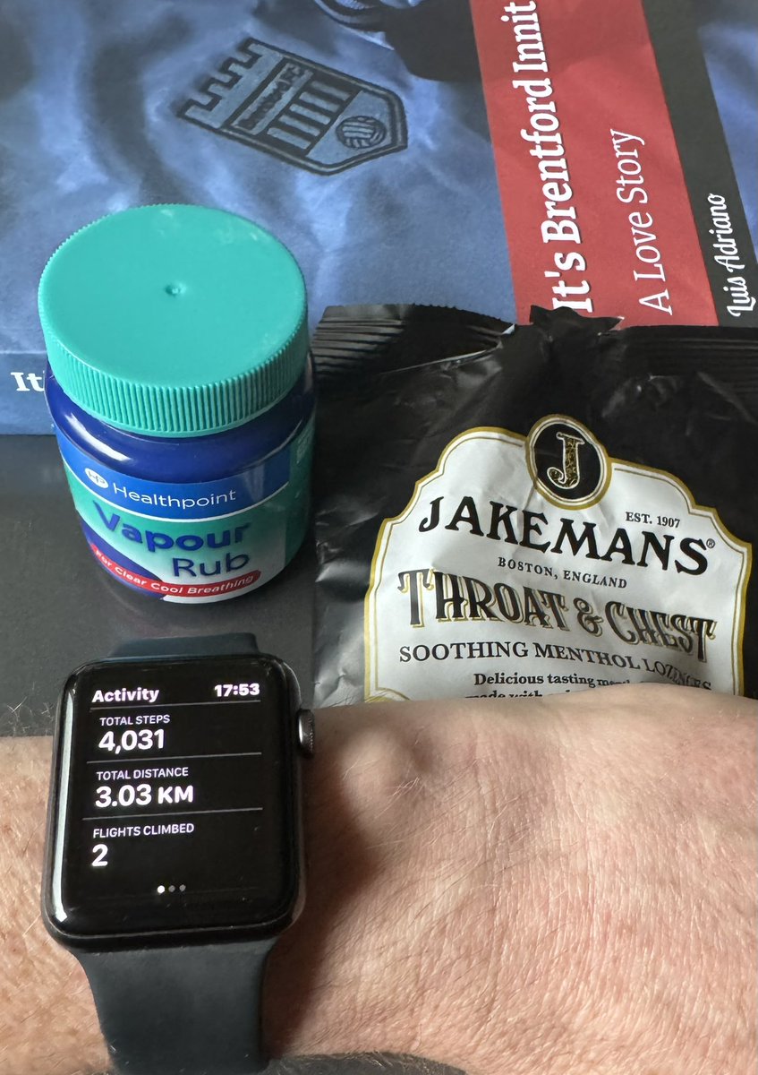 LuisAdrianoUK's tweet photo. @akaday28 #AKaDay #UltraBee 
Day 16 🤒
#NationalWalkingMonth #WalkThisMay

Conceding today won’t be 10K! Walked down to get cough sweets etc earlier but spent much of the day in bed. Hoping this goes as quick as it came and we’re back on track soon. Have plenty of Km in the bank to borrow! https://t.co/ZcPK28qwI8