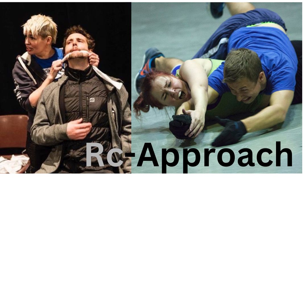 COMING SOON !!!
THE RC-APPROACH...
6th to 27th June 7-9pm in person
4 classes focusing on some of the most demanding theatrical violence for the modern performer. All approached from a place of security with a big dollop of fun thrown in!
goto rc-annie.com for details