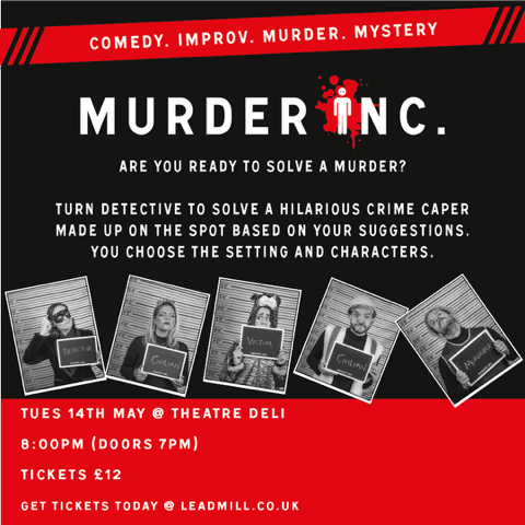 #THEATRE #REVIEW Murder Inc. (@MurderIncComedy) @Leadmillcomedy/@theatredelishef 'a fun evening out with plenty of laughs' ⭐⭐⭐⭐thereviewshub.com/murder-inc-the… #Sheffield