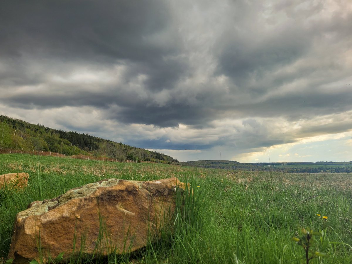 Dark clouds rolling in , only a small amount of rain, though . Anagance, N.B. @MurphTWN @KalinMitchelCTV @weathernetwork @YourMorning