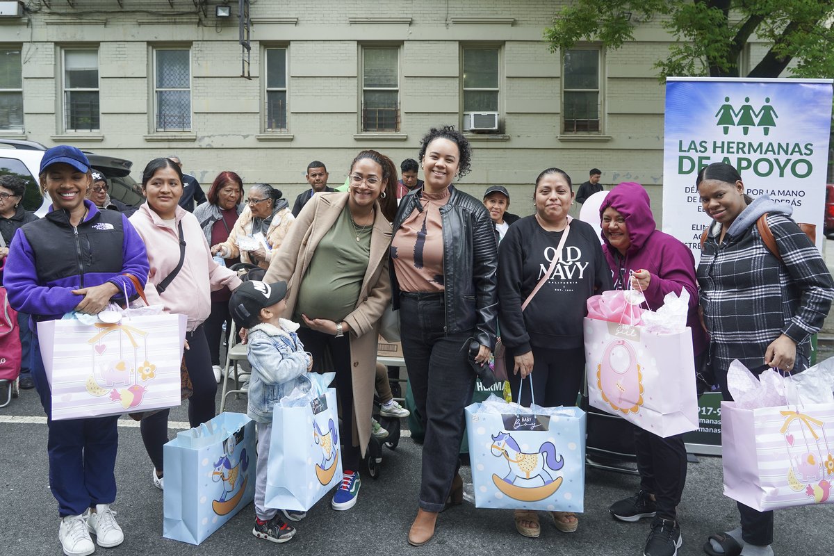 Mothers and families joined @CnDelarosa in her district for a beautiful Mother's Day celebration and community baby shower, complete with food, gifts, music, and more!