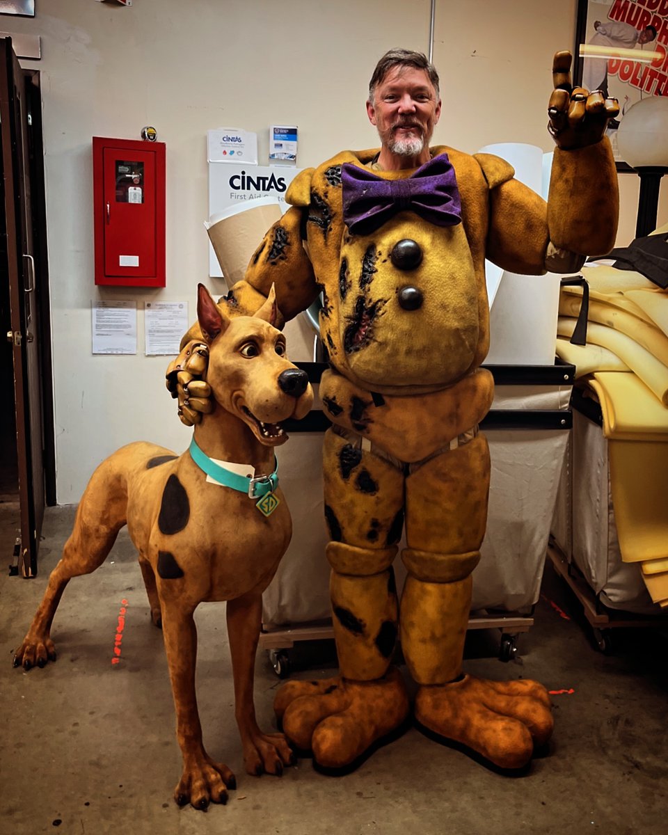 Matthew Lillard and Scooby-Doo celebrate the release date announcement of ‘FIVE NIGHTS AT FREDDY'S 2’, in theaters on December 5, 2025! 'December 2025. I ALWAYS COME BACK.' (Via: @MatthewLillard - Instagram) #fnaf #fnafmovie #fivenightsatfreddys