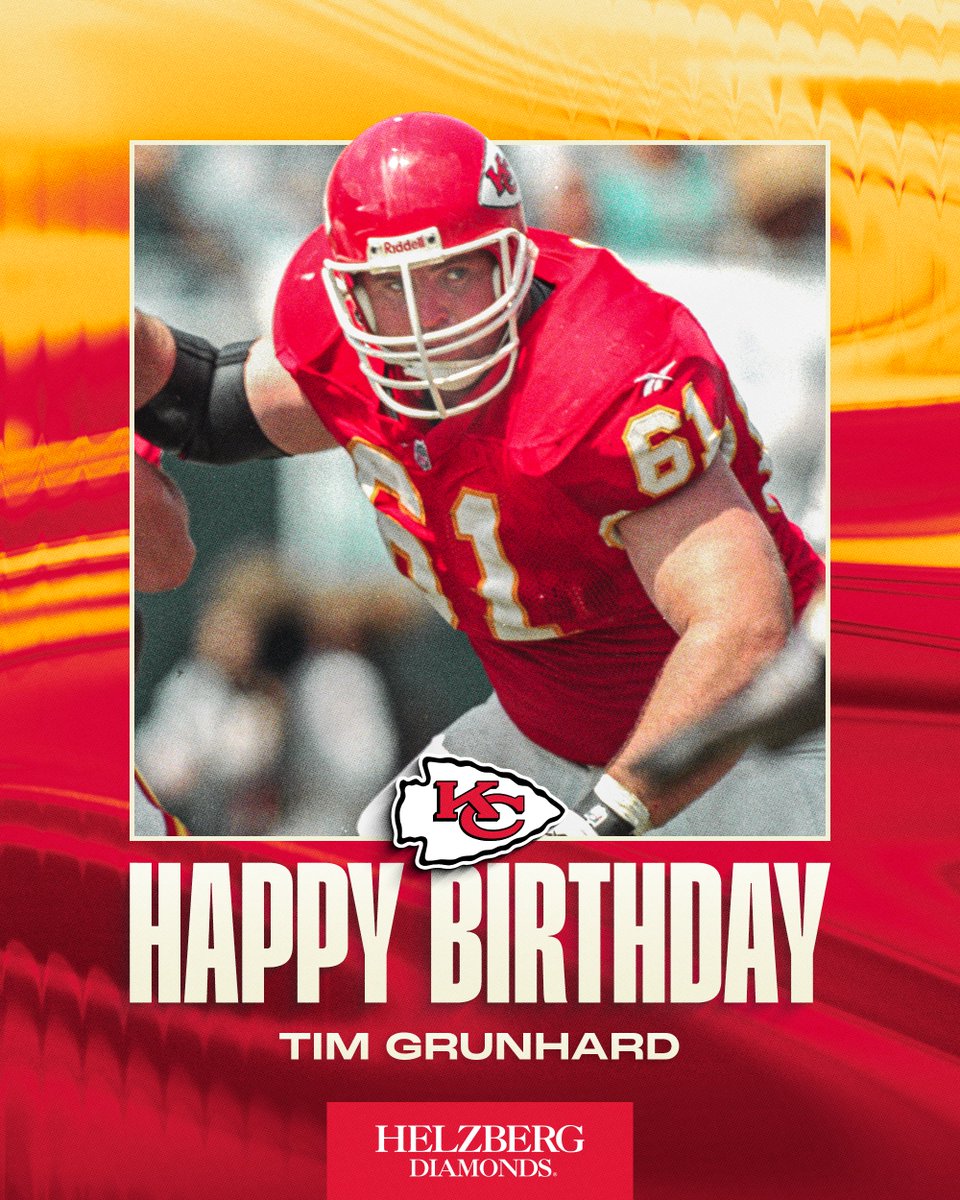 Help us wish Hall of Honor member, Tim Grunhard, a Happy Birthday 🥳