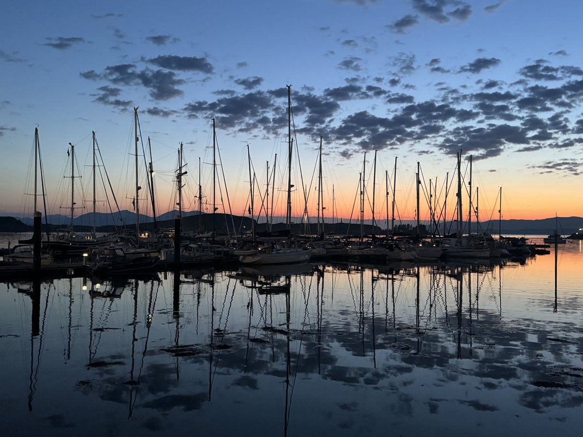 Oban at sunset. 2230hrs. #Scottishislandpeaksrace2024