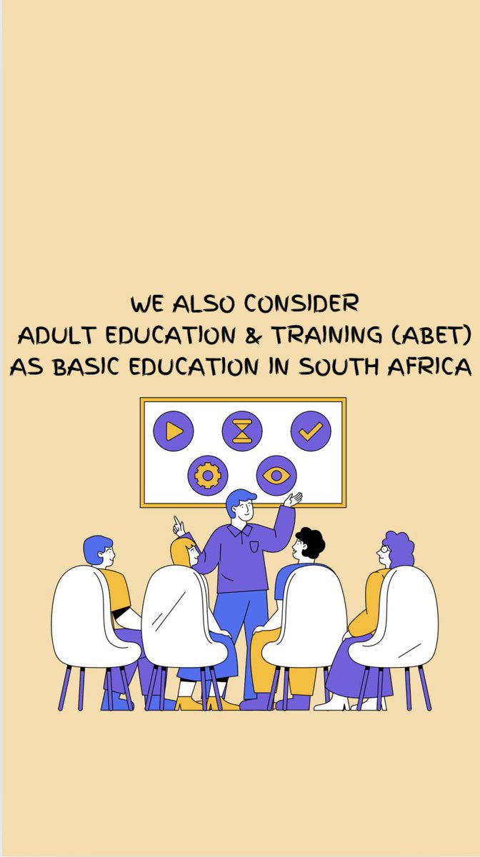 High T'Ed 02☕️📚❤️
Adult Education and Training is regarded as Basic Education in South Africa. Encourage adults to persue their studies.
#EducationIsKey
#CPUTMediaCreatives