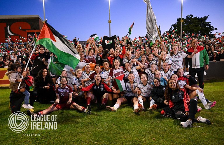 One of most gut wrenching realisations last night was that the love and genuine gratitude of the Palestinian players and delegation was just in appreciation for being treated as equal human beings over the last few days. They can’t even display their own flag in the West Bank.