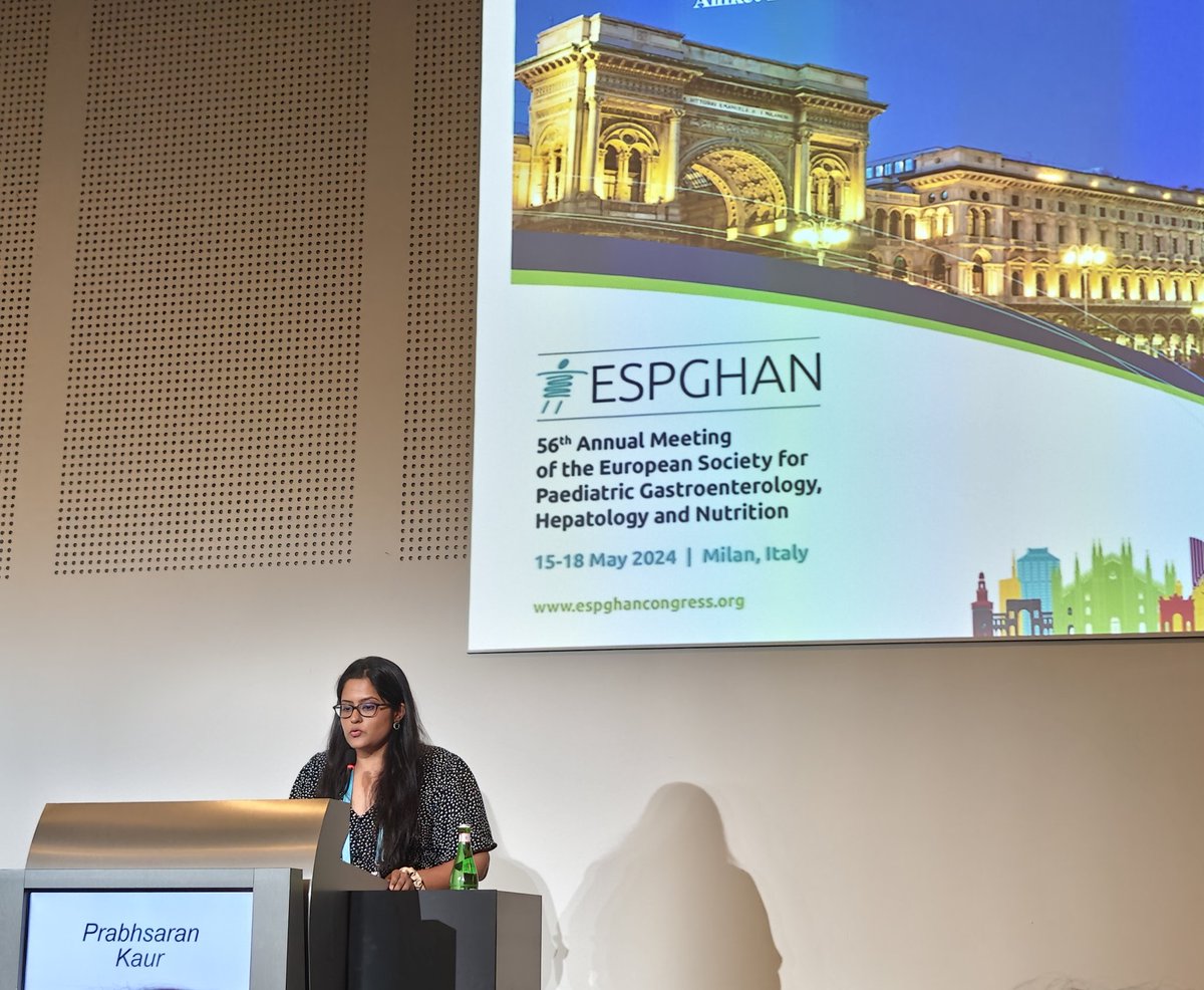 It was indeed an honour and privilege to present 2 papers annual ESPGHAN meeting in Milan!Grateful for the opportunity. #Espghan24