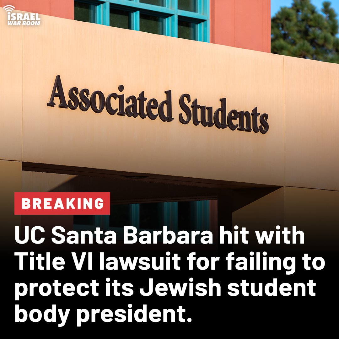 #BREAKING: The @brandeiscenter has filed a Title VI lawsuit on behalf of Jewish student body president Tessa Veksler, who has faced months of threatening and antisemitic harassment while @ucsantabarbara turned the other cheek.

Full details ⬇️
brandeiscenter.com/uc-santa-barba…