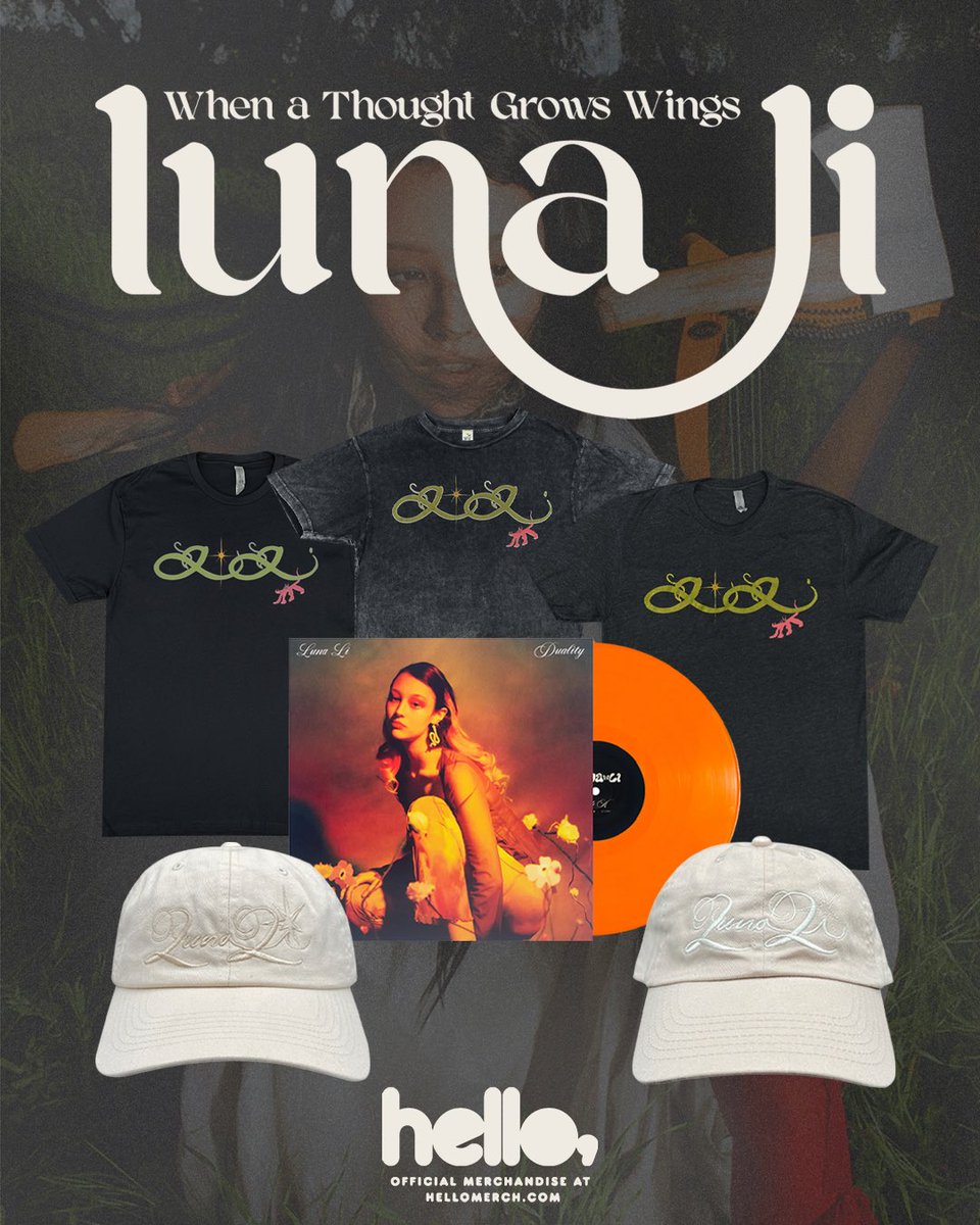 ✨ Welcome Luna Li to the Hello Fam! 🎶 Pre-order their new album and snag all the exclusive merch before it’s gone! hellomerch.com/collections/lu…
