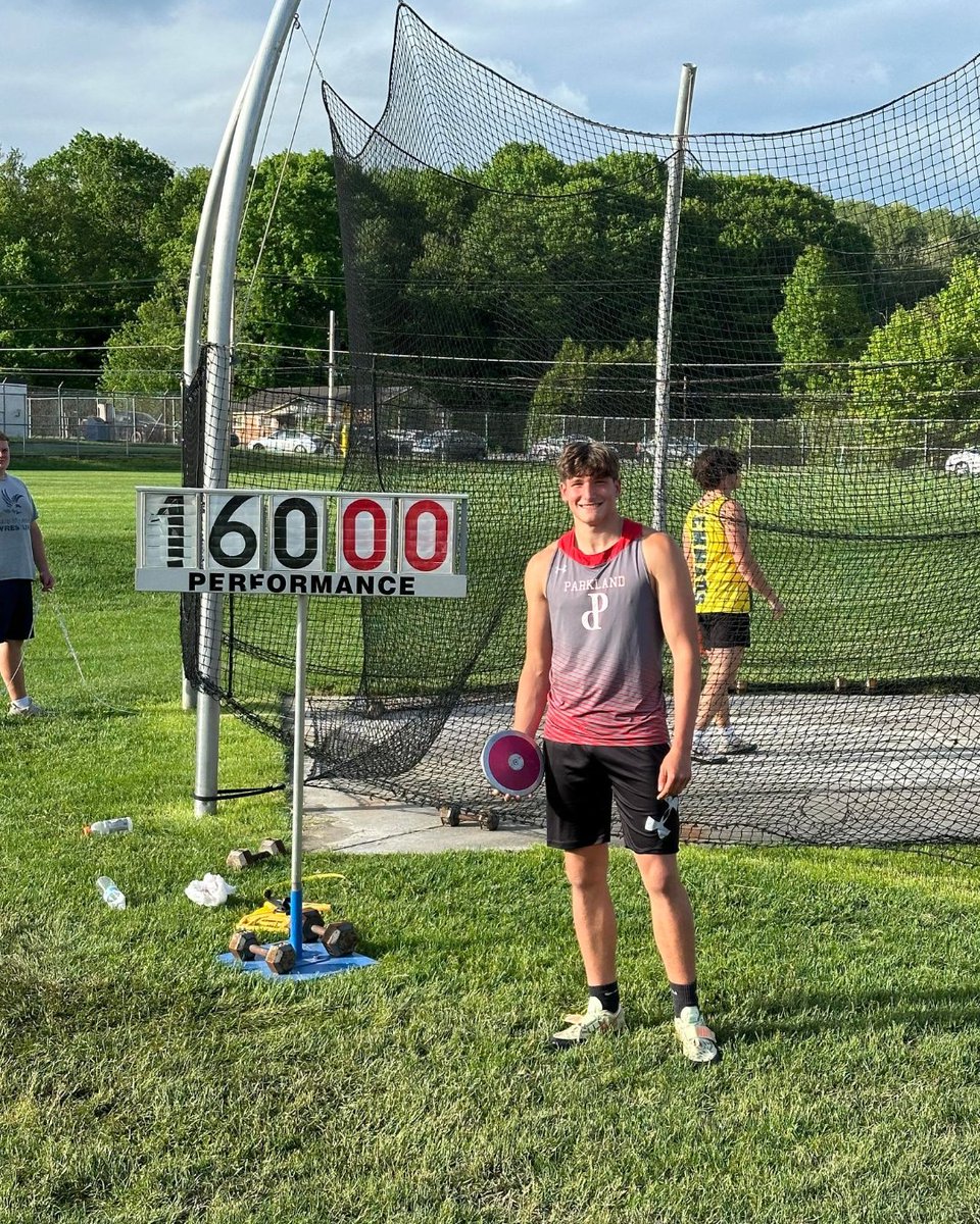 🏆Congratulations to PHS student-athlete Julius Reyes who is the District XI Champion and broke Parkland's school record in the Discus event! We have so much #ParklandPride!