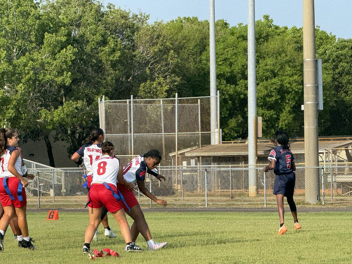 BCAA All Star Flag Football Classic at Nova High School. North Central vs South. @browardschools @NovaHigh @BCPSDirector