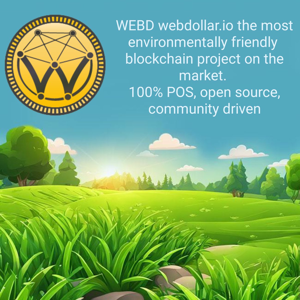 WEBD webdollar.io can be adopted very easily by anybody who have acces to a device (smartphone, tablet,laptop,computer,smart TV). No registration, no download, no special requirements. Own wallet generated automatically in browser, fast transfers, small fees.