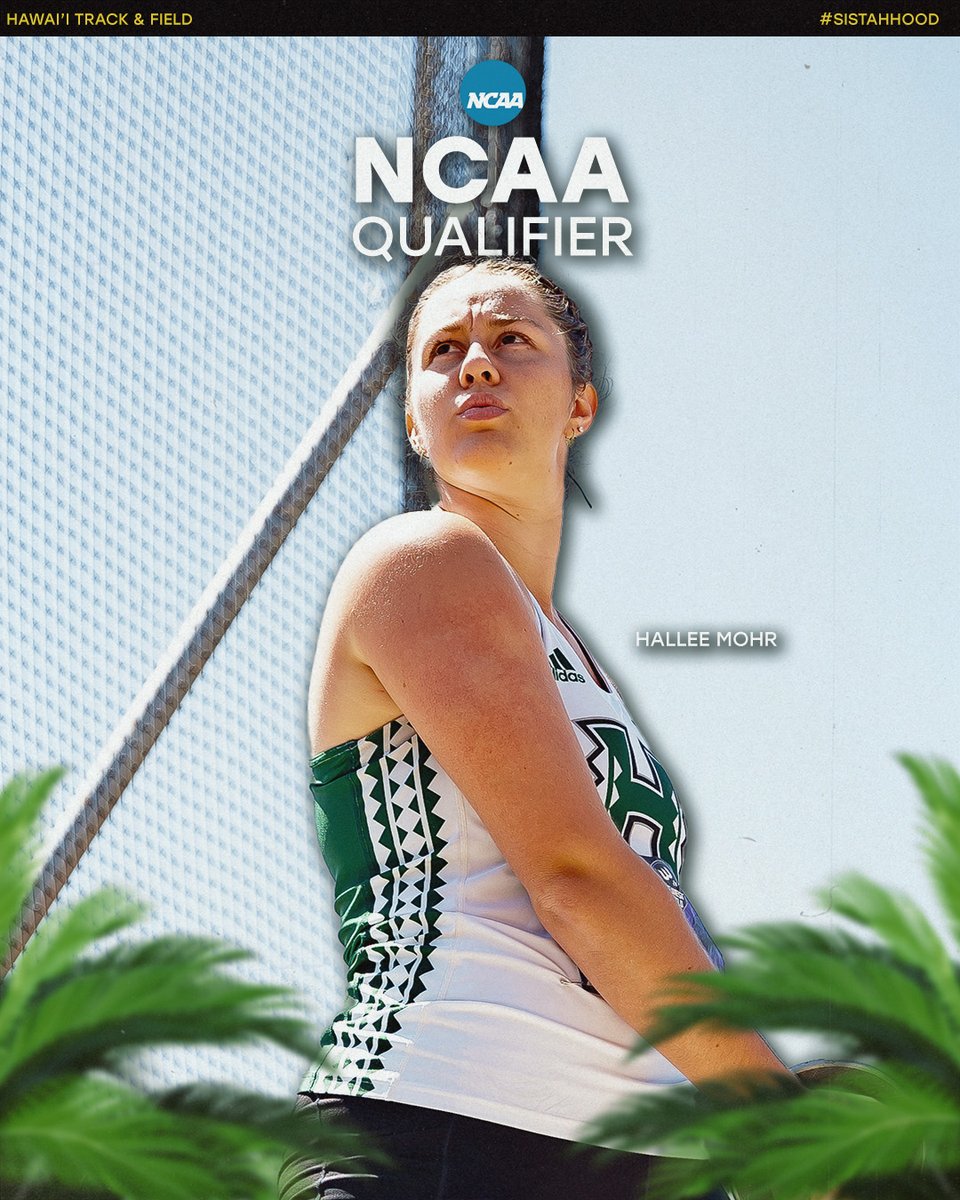 Chasing more history 💪 Hallee Mohr earns a spot in the NCAA West Regional discus field for the third straight year! #SISTAHHOOD x #Gobows