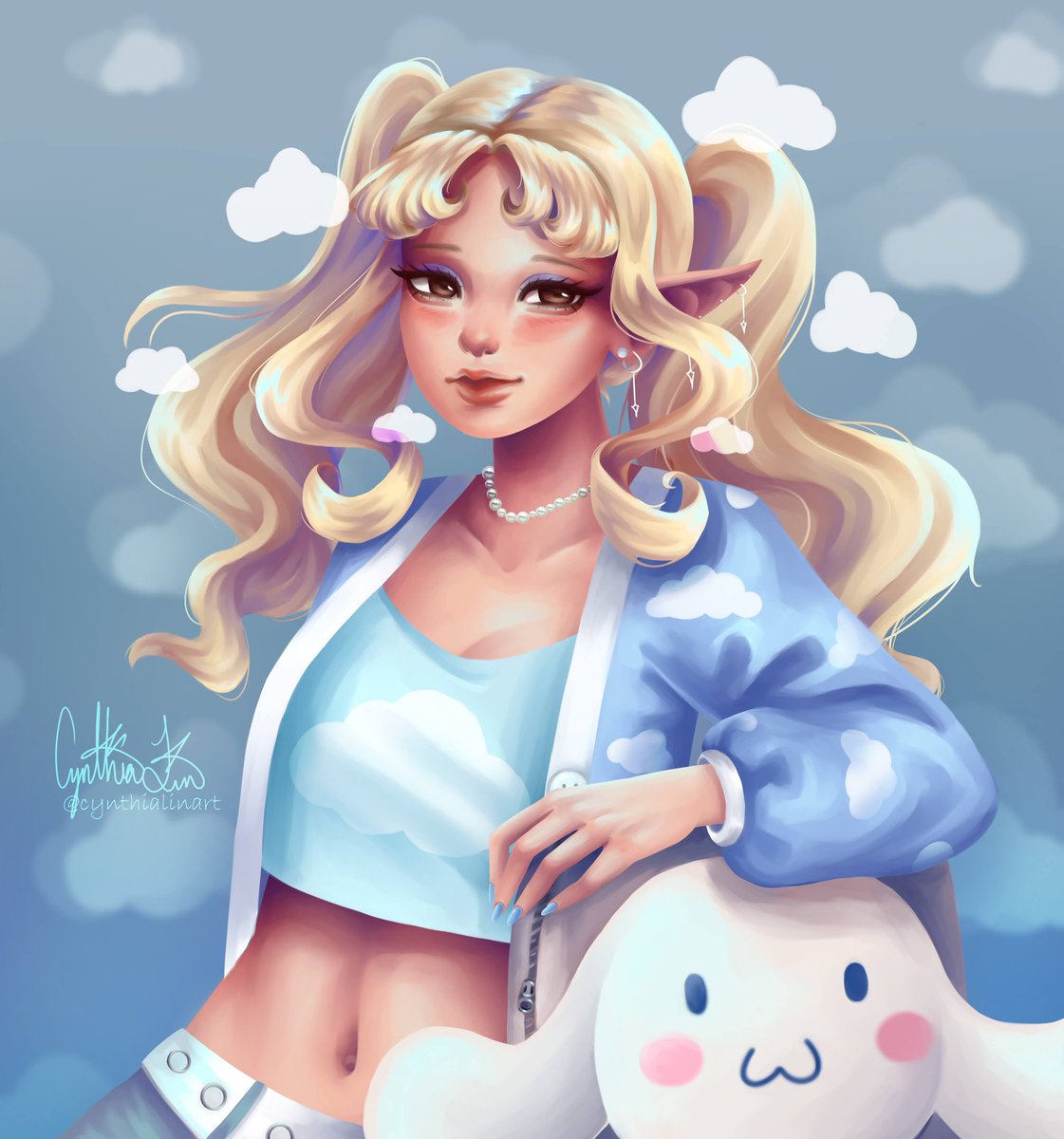 cynthialinart's tweet image. Cloud elf ☁️💙
#robloxoutfits #roblox #robloxavatar #robloxfashion #robloxart #clipstudiopaint #cinnamoroll #sanrio #digitalart #digitaldrawing #digitalillustration #digitalpainting #art #artist #elf #artistsontwitter #artoftwitter #originacharacter