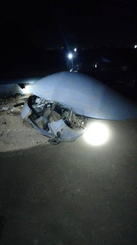 Yemeni Sources have Posted several Pictures tonight from near the City of Marib, which appear to show that yet another U.S. Air Force MQ-9 “Reaper” Surveillance Drone has been Shot Down by the Houthi Terrorist Group in Western Yemen; with this likely being the 4th MQ-9 to be