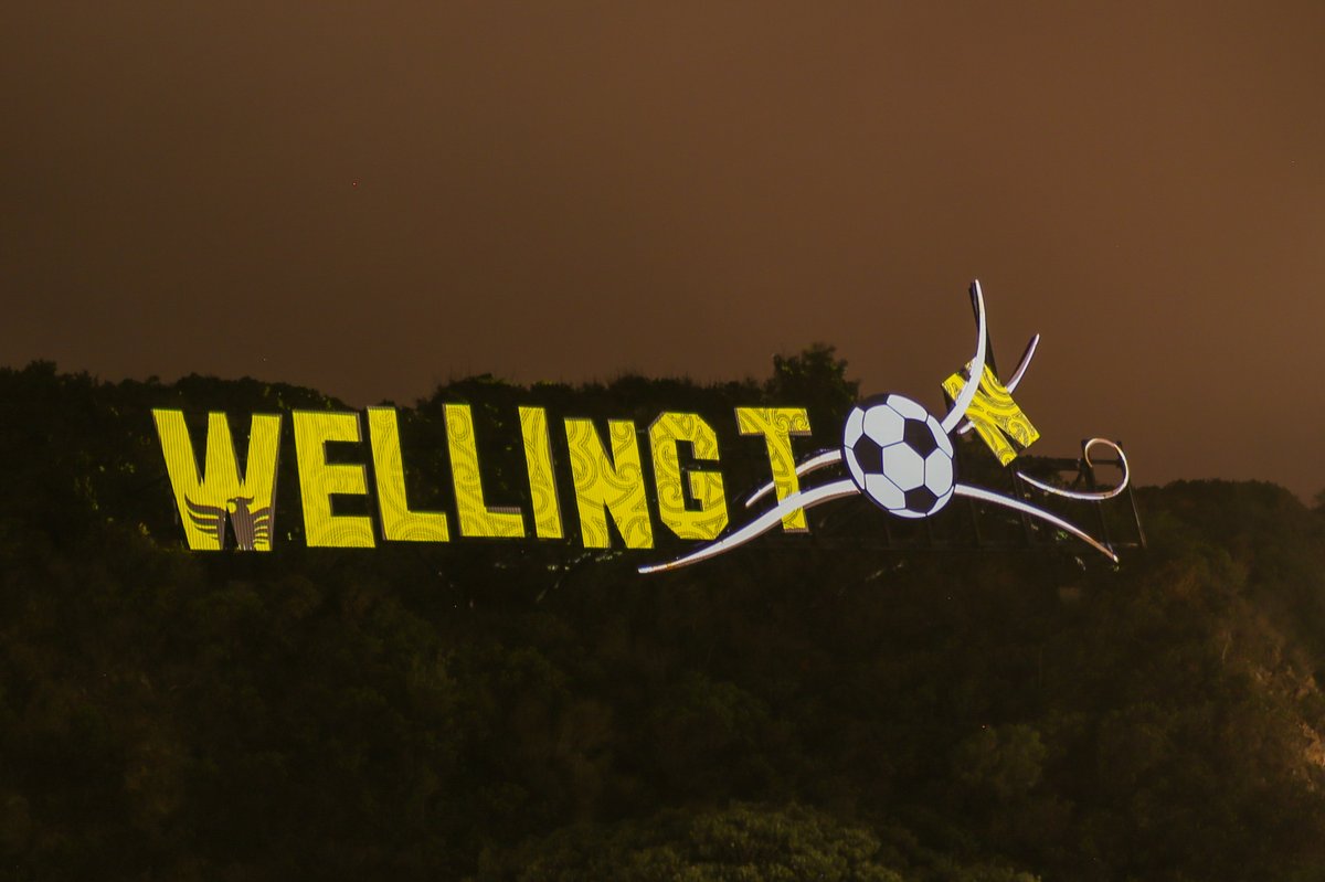 Our new sign design. Welcome to Wellington Phoenix FC territory! #COYN!
